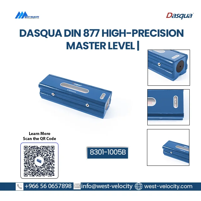 Dasqua Master Precision Level with Wooden Handle - Dasqua - SKU: 8301-1005B