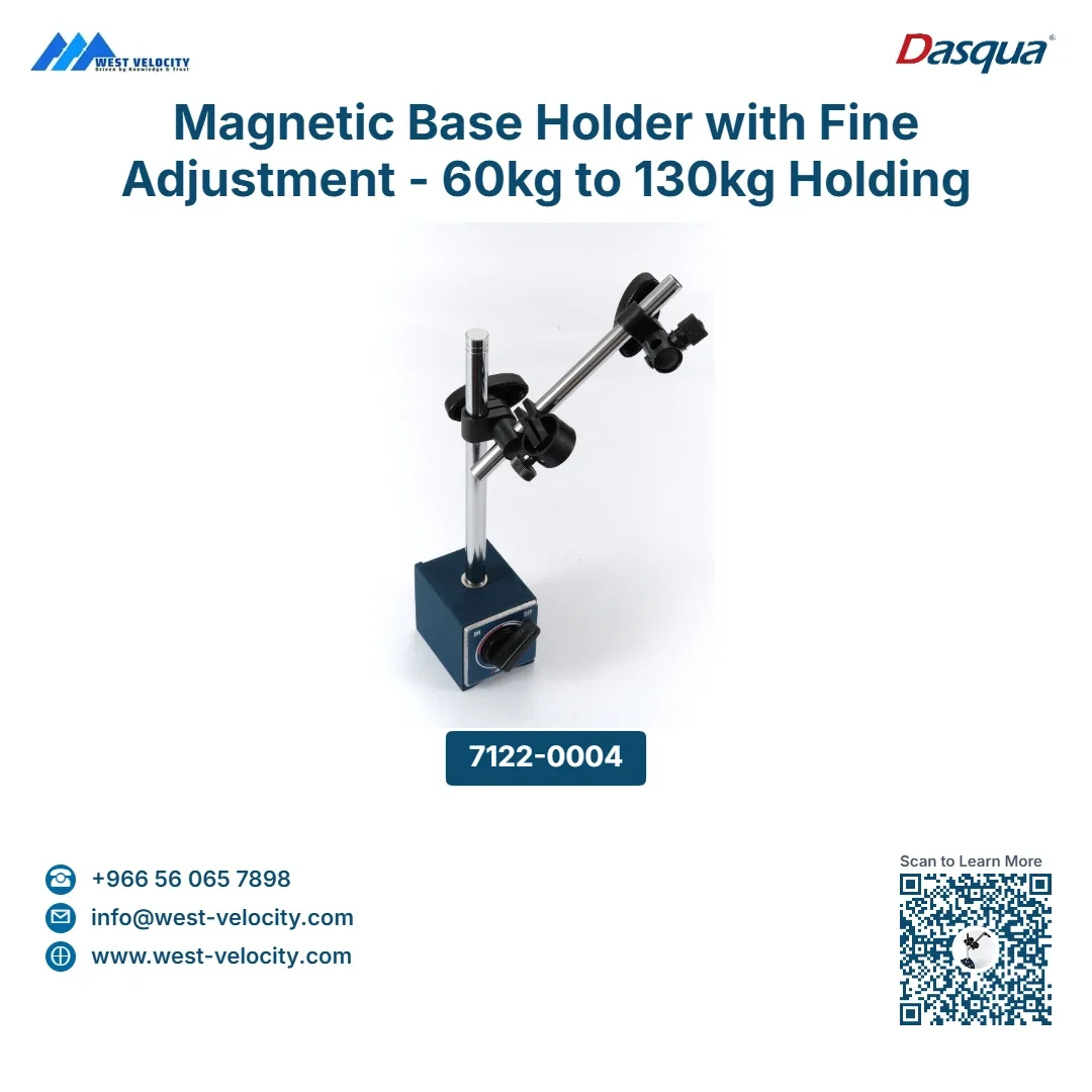 Dasqua Magnetic Base with Fine Adjustment - Dasqua - SKU: 7122-0004