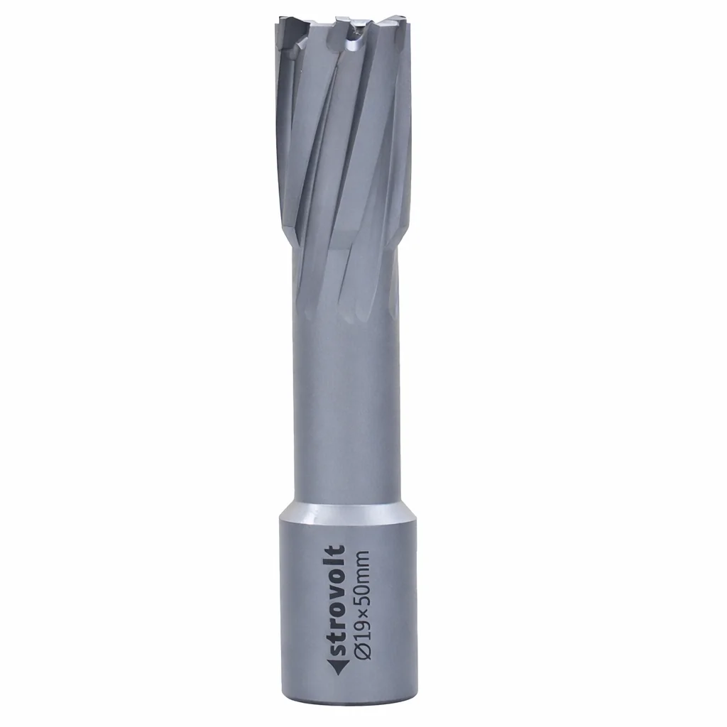 Strovolt 19mm x 50mm TCT Annular Core Cutter  Industrial Tungsten Carbide Tipped Mag Drill Bit  Heavy-Duty Hole Saw for Stainless Steel, Rail & Hardox - strovolt - SKU: STRO781950 - Available in Saudi Arabia
