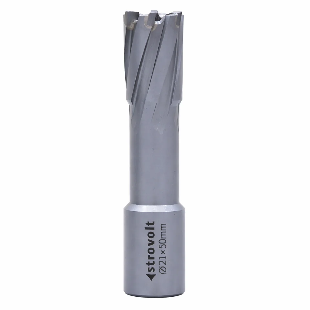 Strovolt 21mm x 50mm TCT Annular Core Cutter Industrial Tungsten Carbide Tipped Mag Drill Bit Heavy Duty Hole Saw for Stainless Steel, Rail & Hardened Steel STRO782150 - strovolt - SKU: STRO782150
