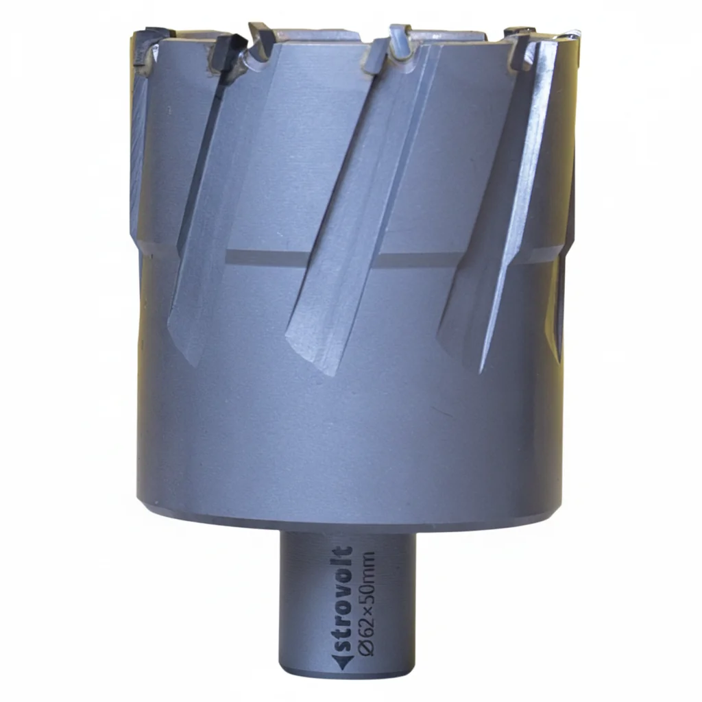 Strovolt 62mm x 50mm TCT Annular Core Cutter Industrial Tungsten Carbide Tipped Mag Drill Bit Heavy-Duty Hole Saw for Stainless Steel, Rail & Hardox STRO786250 - strovolt - SKU: STRO786250 - Available in Saudi Arabia