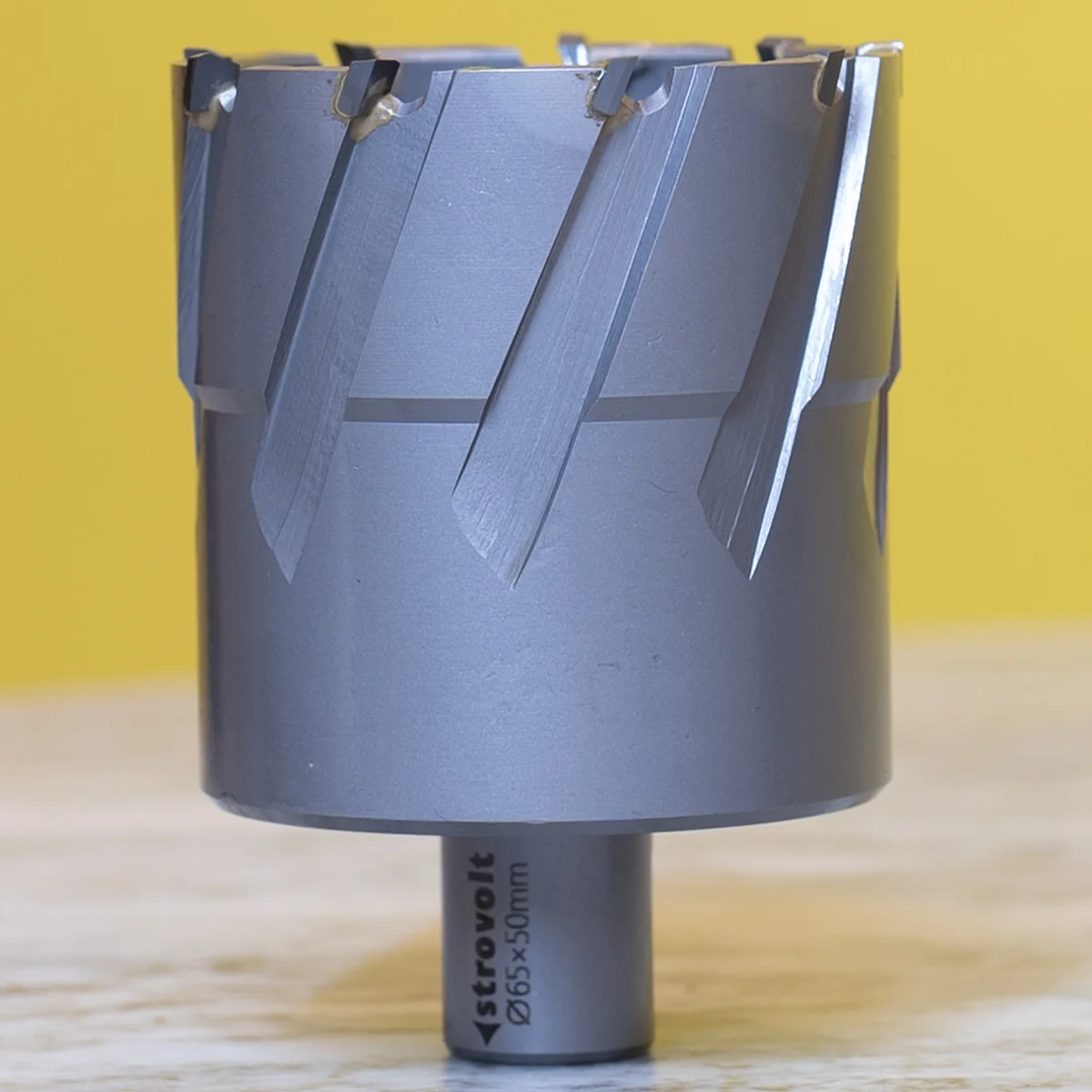 Strovolt Premium TCT Annular Core Cutter 65mm Diameter x 50mm Depth Tungsten Carbide Tipped Mag Drill Bit - strovolt - SKU: STRO786550 - Available in Saudi Arabia