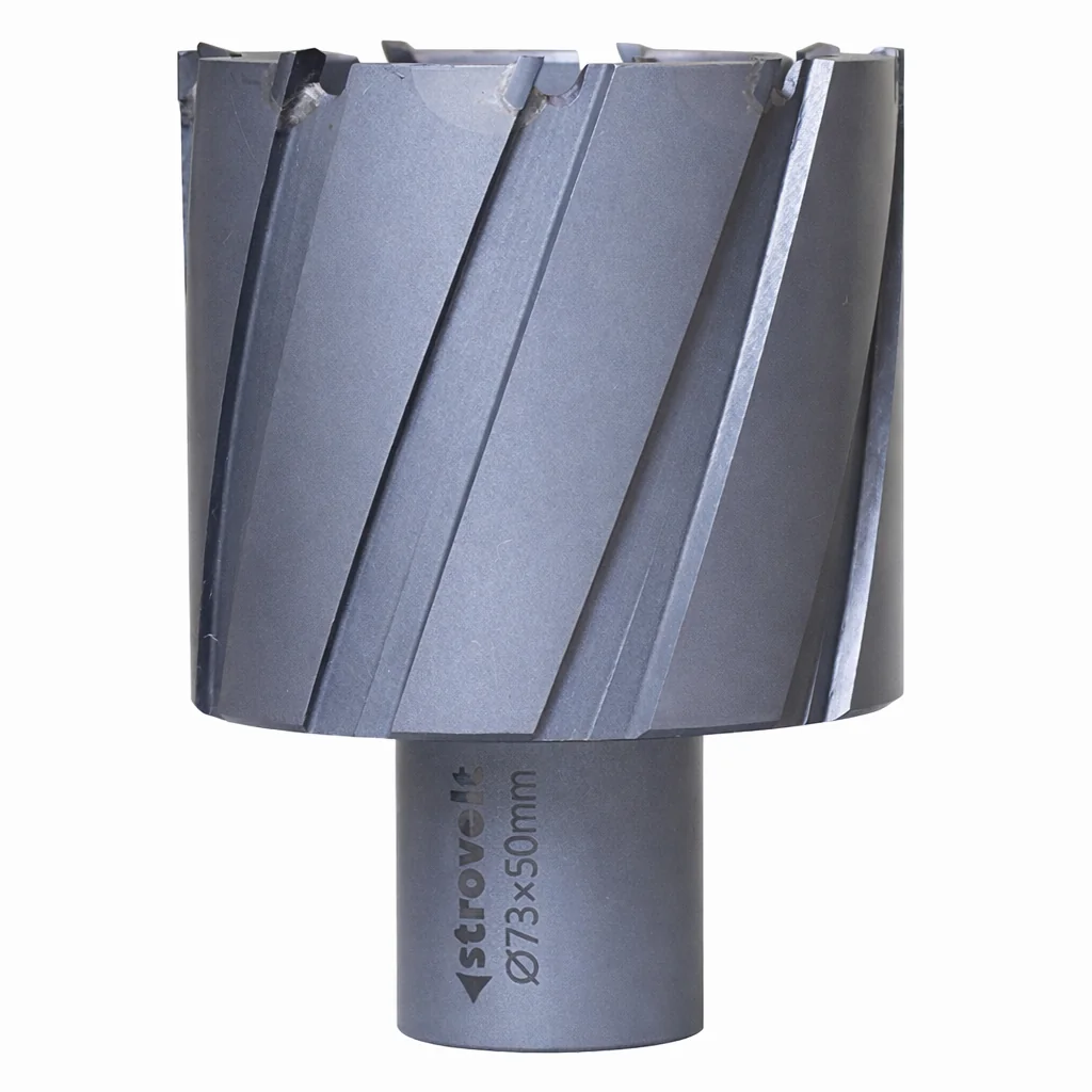 Strovolt Premium TCT Annular Core Cutter 73mm Diameter x 50mm Depth Tungsten Carbide Tipped Mag Drill Bit Part No: STRO787350 - strovolt - SKU: STRO787350 - Available in Saudi Arabia