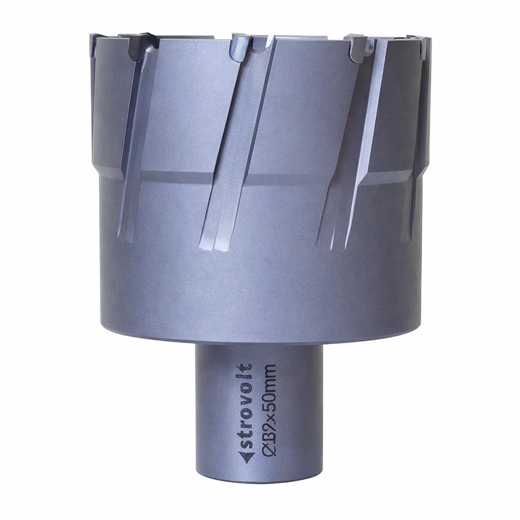 Strovolt 78mm x 50mm TCT Annular Core Cutter Industrial Tungsten Carbide Tipped Mag Drill Bit Heavy-Duty Hole Saw for Stainless Steel, Rail & Hardox STRO787850 - strovolt - SKU: STRO787850 - Available in Saudi Arabia