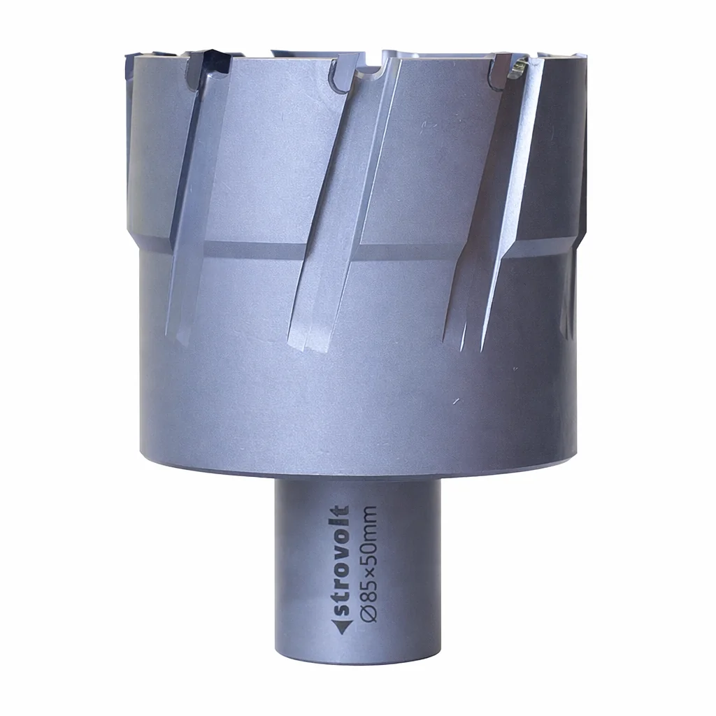 Strovolt 85mm x 50mm TCT Annular Core Cutter Industrial Tungsten Carbide Tipped Mag Drill Bit Heavy-Duty Hole Saw for Stainless Steel, Rail & Hardox - strovolt - SKU: STRO788550 - Available in Saudi Arabia