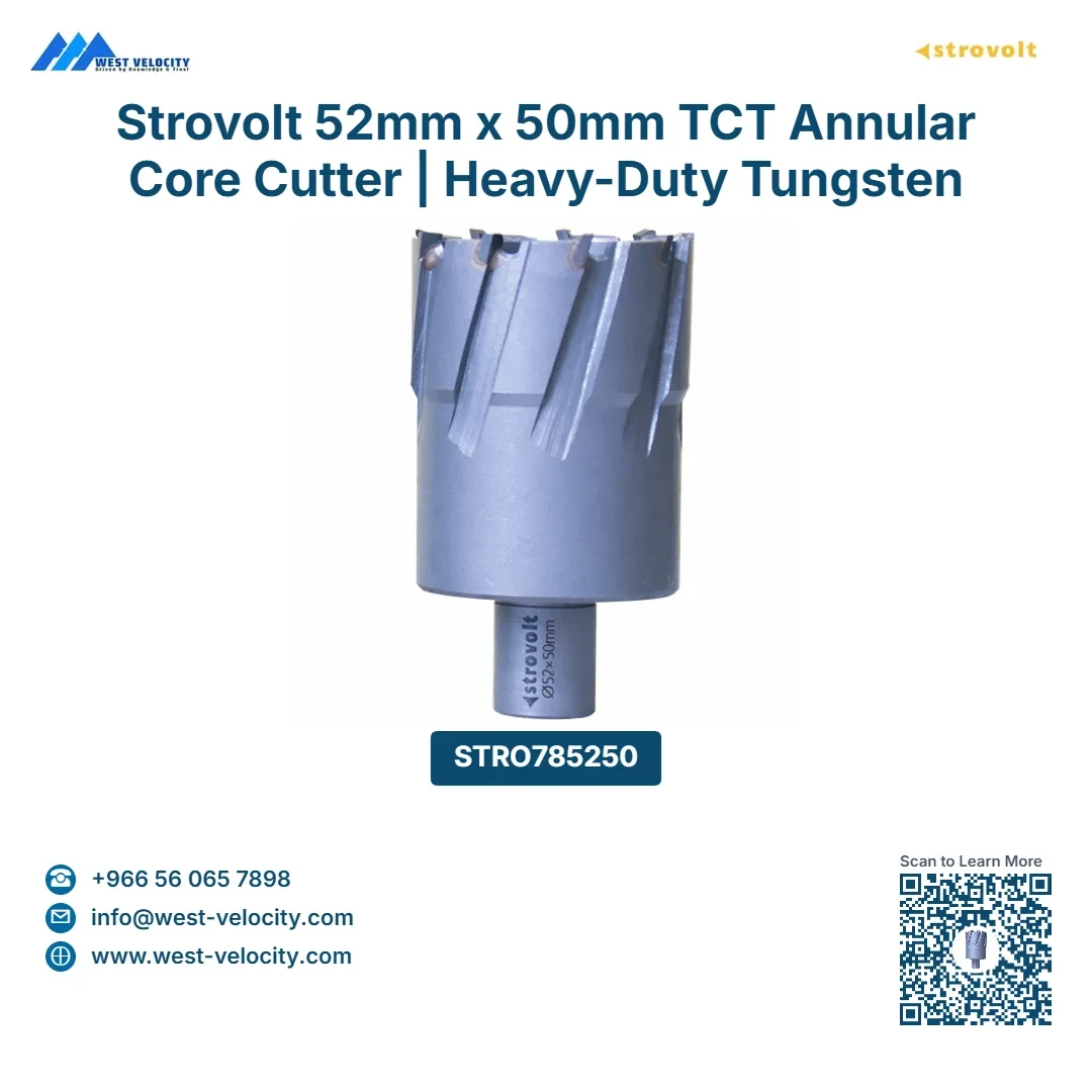 Strovolt 52mm x 50mm TCT Annular Core Cutter - strovolt - SKU: STRO-785250-TCT-5250Brand - Available in Saudi Arabia