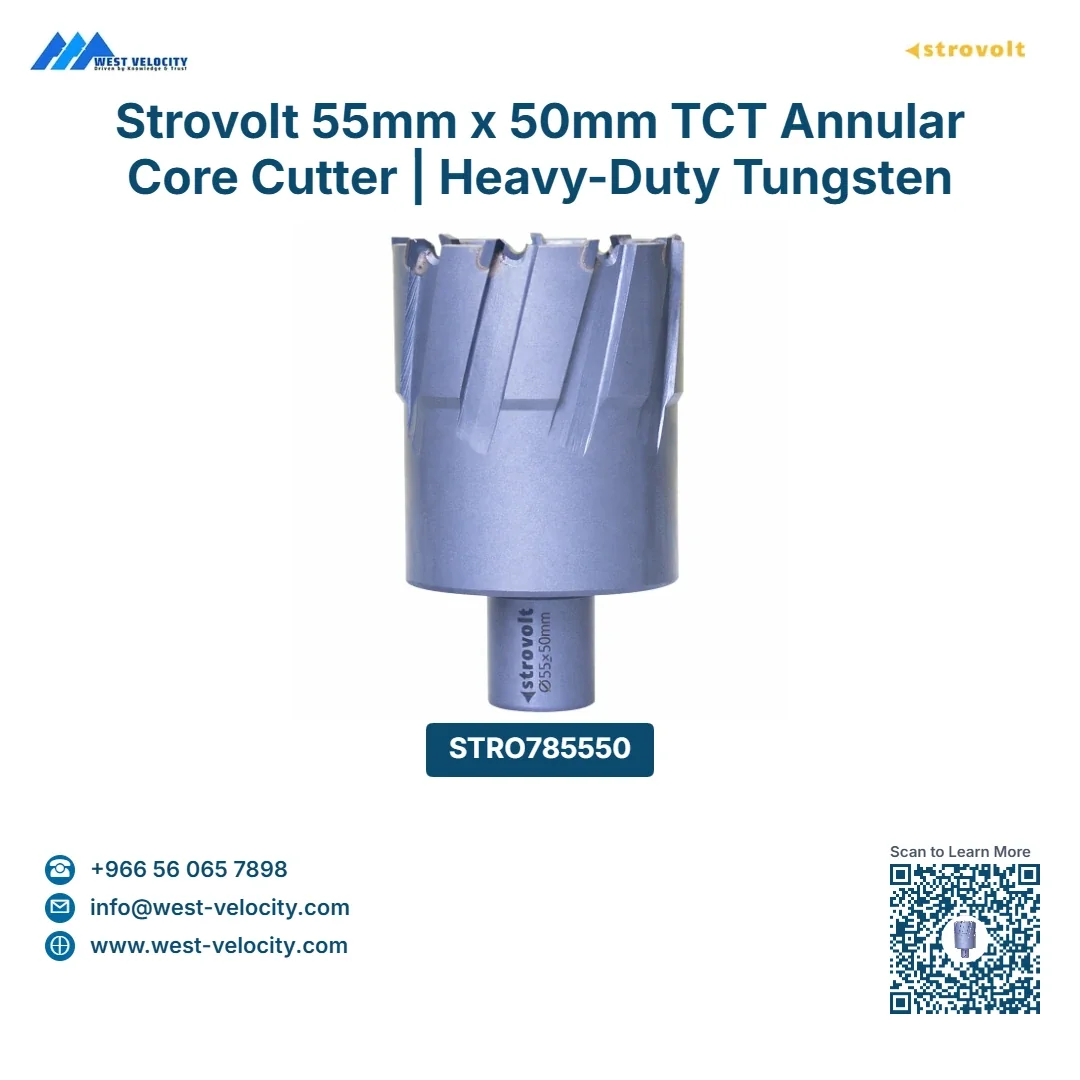 Strovolt 55mm x 50mm TCT Annular Core Cutter - strovolt - SKU: STRO-785550-TCT-5550Brand - Available in Saudi Arabia