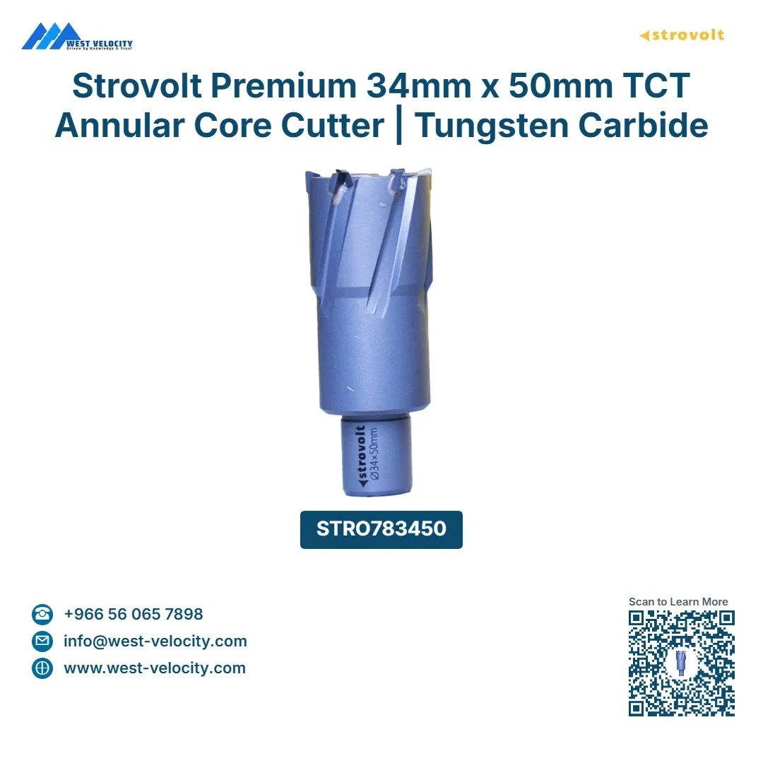 Strovolt 34mm x 50mm TCT Annular Core Cutter - strovolt - SKU: STRO-783450-TCT-3450Brand - Available in Saudi Arabia