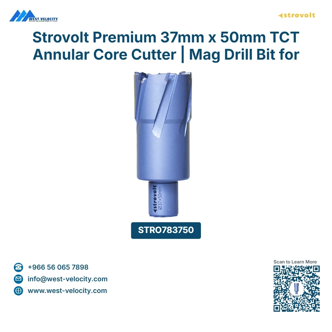 Strovolt 37mm x 50mm TCT Annular Core Cutter - strovolt - SKU: STRO-783750-TCT-3750Brand - Available in Saudi Arabia