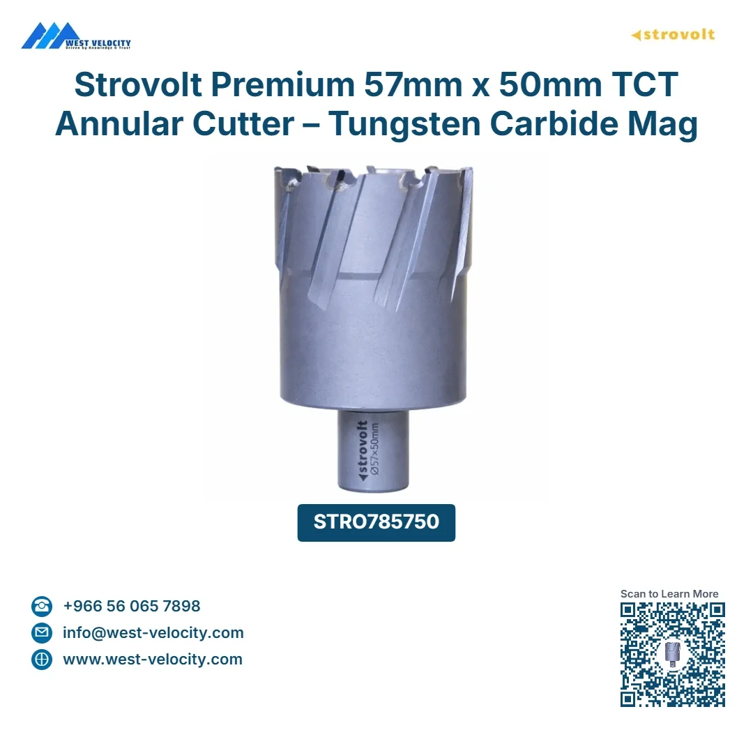 Strovolt 57mm x 50mm TCT Annular Core Cutter - strovolt - SKU: STRO-785750-TCT-5750Brand - Available in Saudi Arabia
