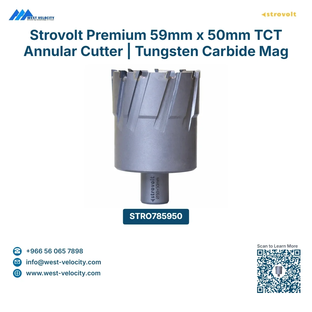 Strovolt 59mm x 50mm TCT Annular Core Cutter - strovolt - SKU: STRO-785950-TCT-5950Brand - Available in Saudi Arabia