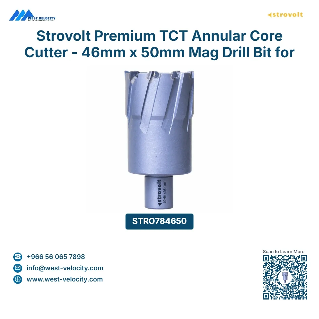 Strovolt 46mm x 50mm TCT Annular Core Cutter - strovolt - SKU: STRO-784650-TCT-4650Brand - Available in Saudi Arabia